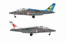Herpa 580816 - 1:72 - French Air Force Alpha Jet E ETO 01.008 Saintonge